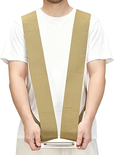 Miniatura 9 de VEVOR Correas móviles, sistema de elevación y movimiento para 2 personas con 2 correas de arnés, 1 correa de carga y 1 correa de mano, correas de