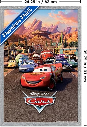 Vista 62 de Trends International Disney Pixar Cars - Póster de pared de una hoja, 14.725 x 22.375 pulgadas, versión premium sin marco