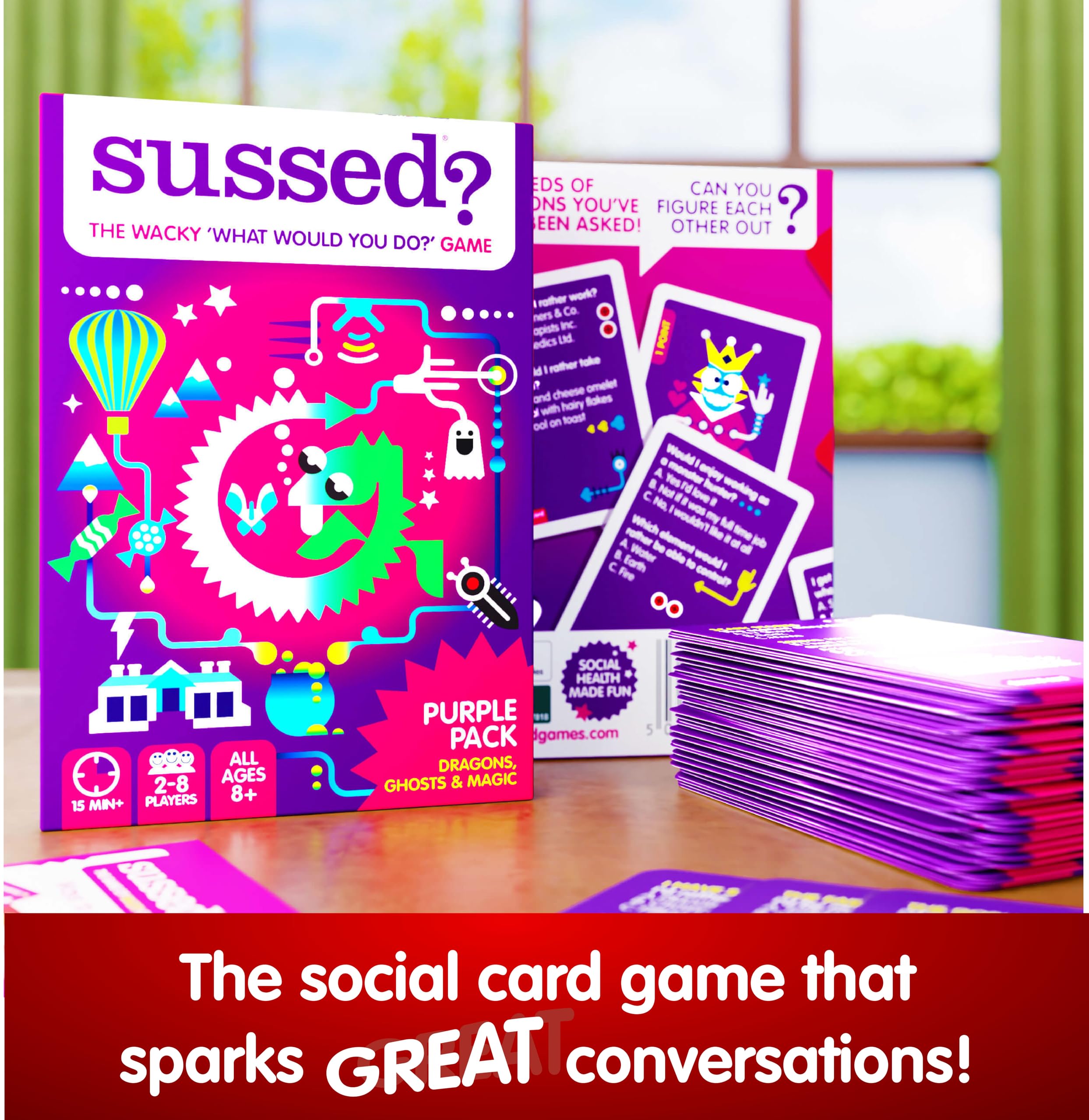 Amazon.com: SUSSED Wacky 'What Would You Do?' Fantasy Card Game