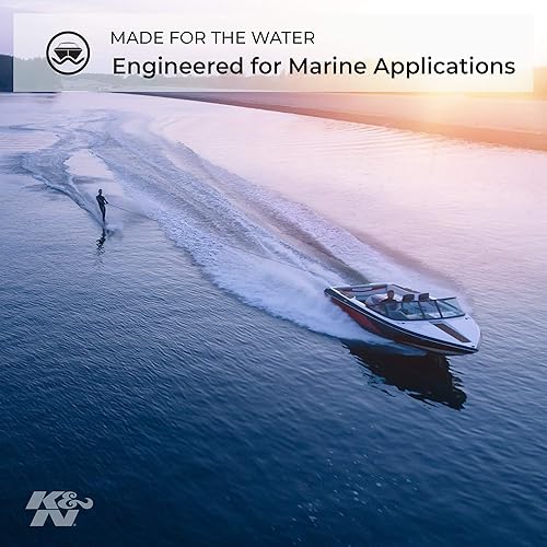Miniatura 7 de K&N Filtro de aceite marino: Alto rendimiento, Premium, diseñado para proteger su motor: se adapta a motores seleccionados de Alaska, Chris Craft,