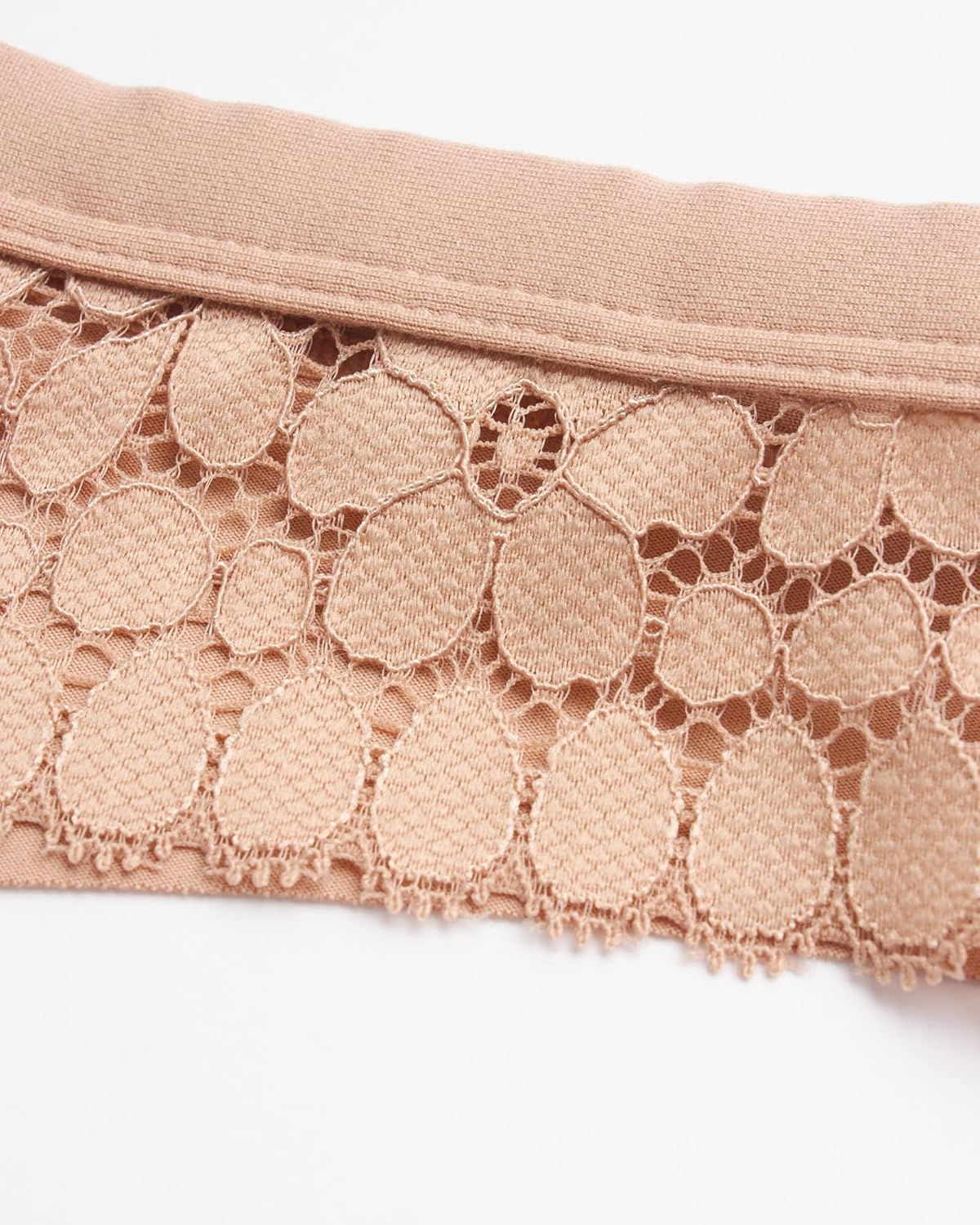 Jessica Simpson Women's Thong Panties - 6 Pack Seamless Lace Microfiber Underwear for Women (S-XL) - Image 4