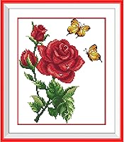 Vista 8 de ITSTITCH Kits de punto de cruz estampados para principiantes, gama completa de punto de cruz con patrón preimpreso para niños o adultos, kits