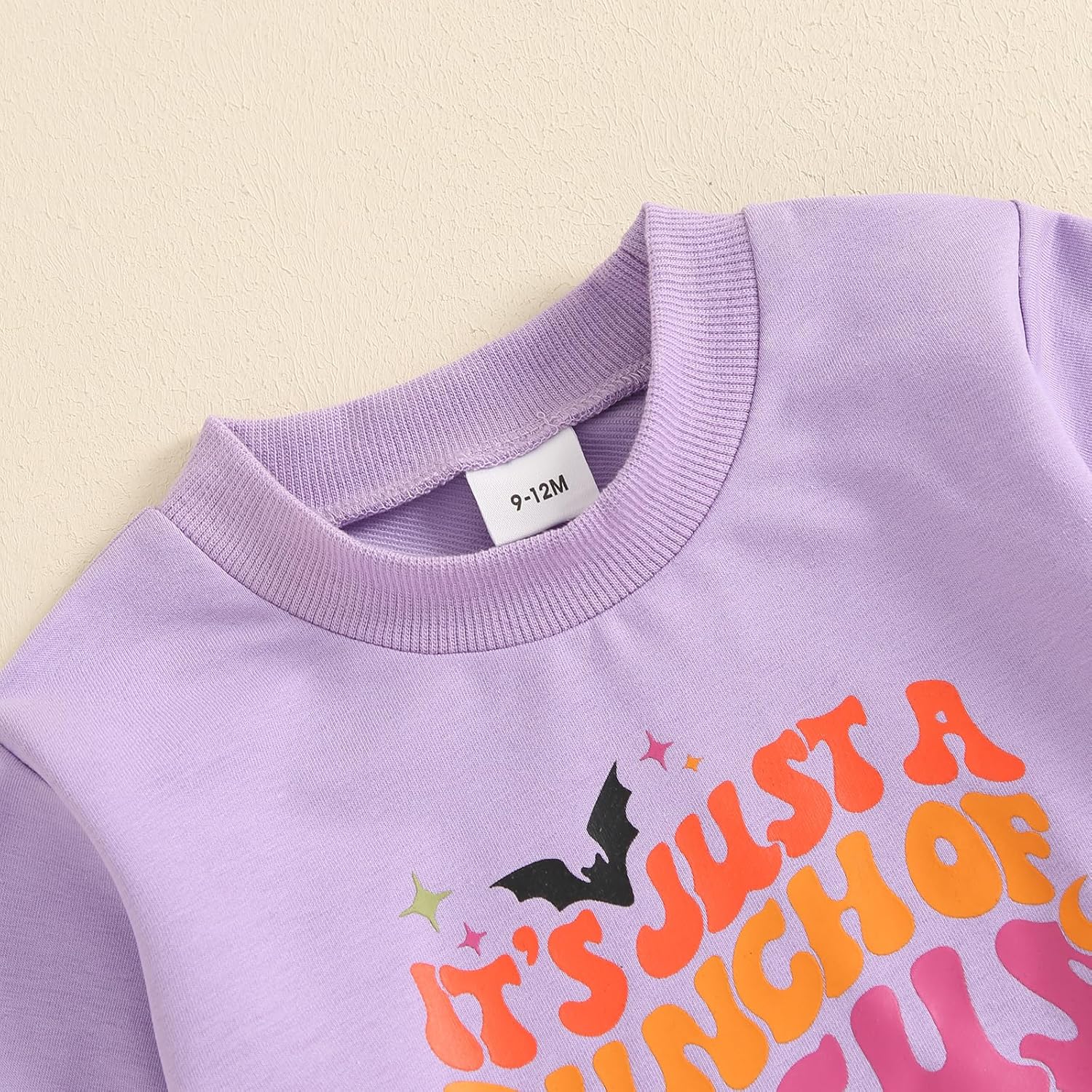 Halloween Outfits For Baby Girls Toddler Pumpkin Patch Shirt Sweatshirt Flare Pants Fall Clothes Set - Image 3