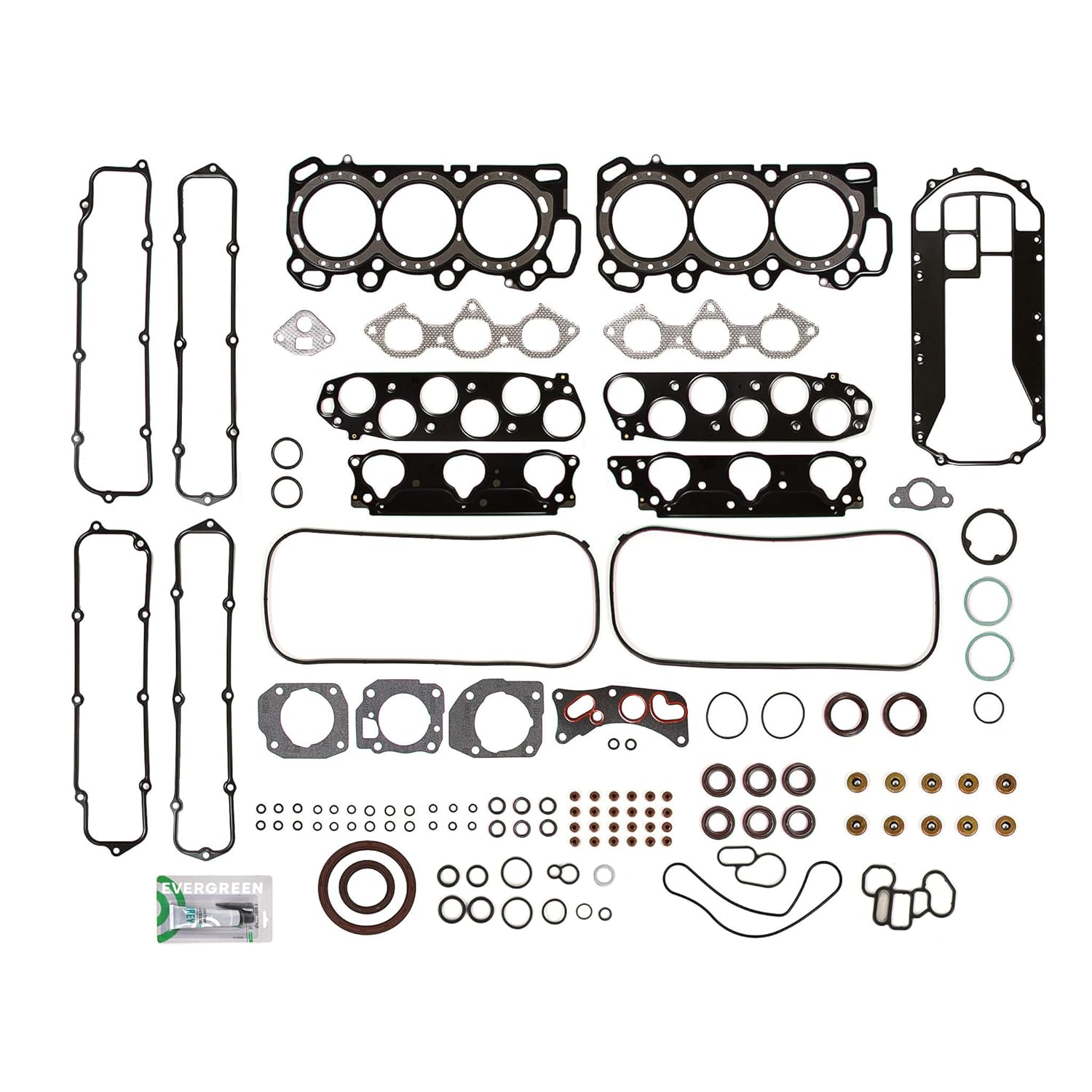 MA-4216918627 Full Gasket Set Compatible with/for 99-03 Acura CL TL MDX V6 VTEC 3.2 3.5L J32A1 J32A2 J35A3
