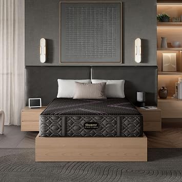 Beautyrest Black Series Two Plush 13.5" Twin XL Hybrid Mattress, Cooling Tech, Contouring Comfort, Individualized Support, CertiPUR-US, 100-Night Sleep Trial,