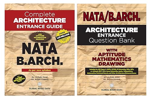 Complete Architecture Entrance Guide For NATA, JEE (B.Arch.) and NATA/B.ARCH. Architecture Entrance Question Bank [BUNDLE OF TWO BOOKS]