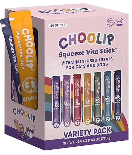 Choolip Squeeze Vita Stick Lickable Cat and Dog Treats –