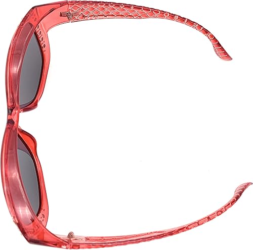 Miniatura 3 de Incredible Bargains The Starlet - Gafas de sol rectangulares ovaladas con diamantes de imitación de mariposa y ajuste de 2.165 in