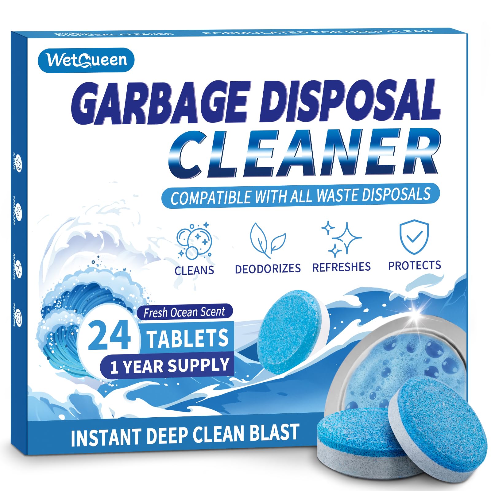 Wetqueen Garbage Disposal Cleaner
