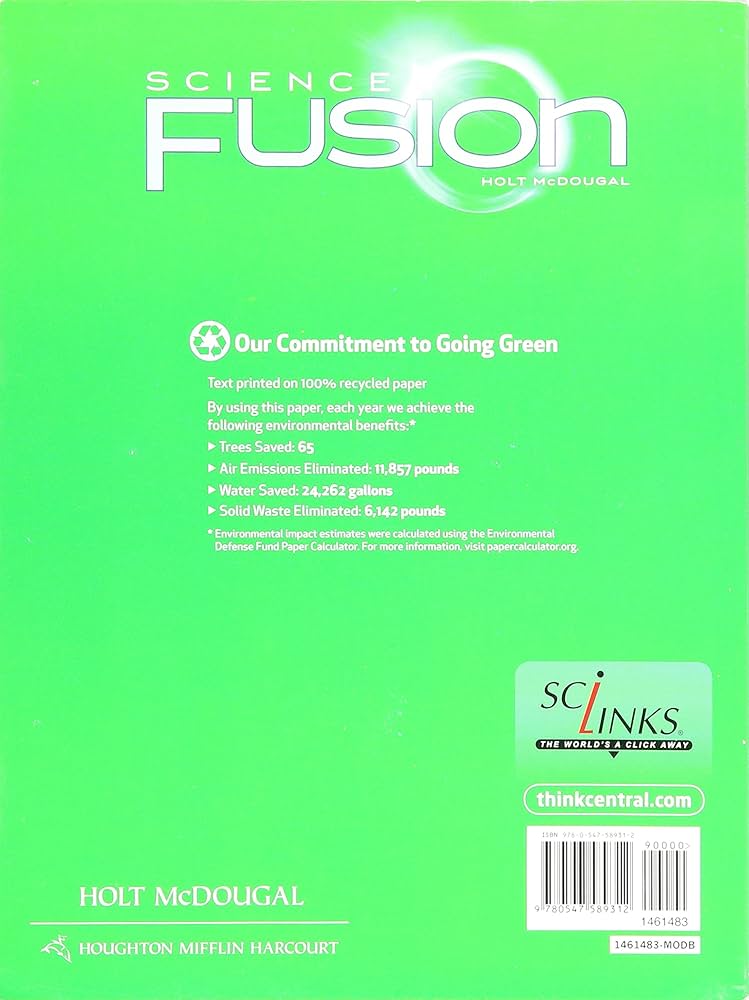 Sciencefusion: Student Edition Interactive Worktext Grades 6