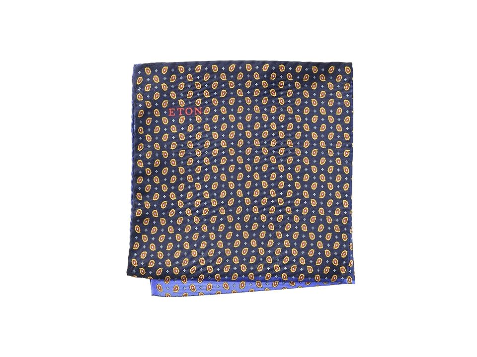 

Eton 4-Panel Pocket Square (Blue) Ties