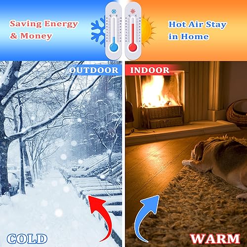 Miniatura 7 de My OLi Tope decorativo para debajo de la puerta, 36 pulgadas, para puertas y ventanas, bloqueador de ruido, sellador de ventanas, zorro relleno