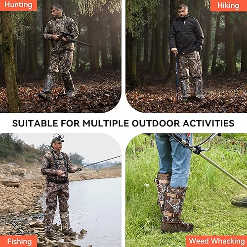 Miniatura 7 de GearOZ Polainas de serpiente, impermeables para las piernas inferiores, protectores de serpientes, polainas protectoras de mordedura de serpiente,