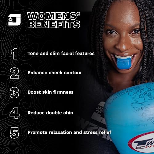 Miniatura 2 de Jawzrsize Ejercitador de mandíbula, cara y cuello, define tu mandíbula, adelgaza y tonifica tu cara, luce más joven y saludable, ayuda a reducir el