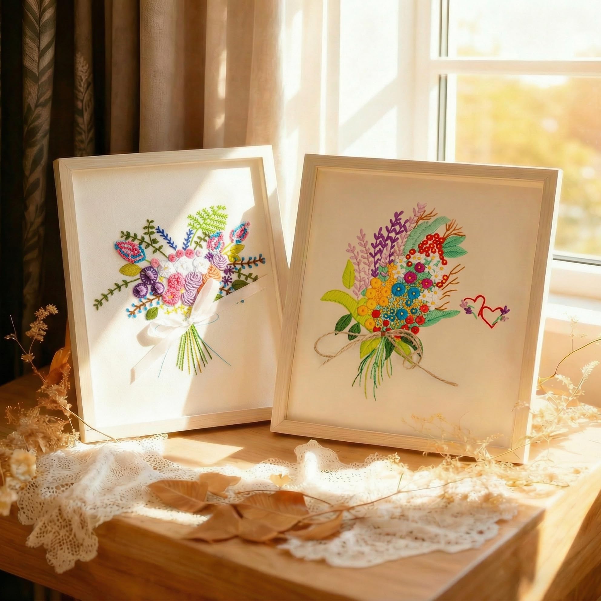 Beginner Embroidery Kit - Easy DIY Craft -4