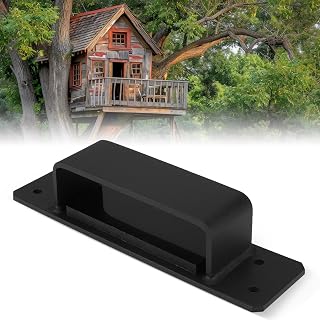 Kingdder 튼튼한 트리하우스 브래킷 3.2 x 38.1cm(1.25 x 15인치) 래그 볼트 또는 3.2cm(1.25인치) 탭 트리 하우스 건설 하드웨어 놀이터 브래킷 야외 나무 지지 시스템 새집 장착 액세서리용