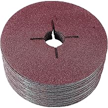 Dyna-Living 50Pcs 115mm Fibre Sanding Disc for Sanding & Grinding