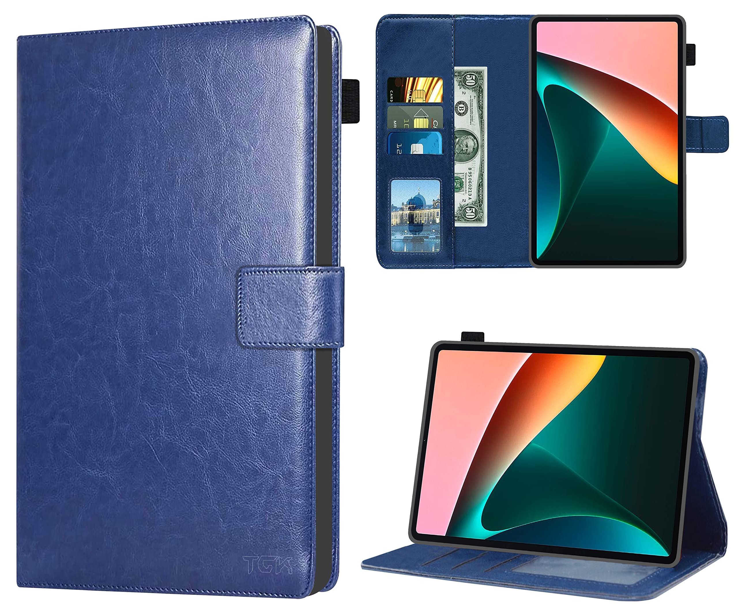 TGK Multi Protective Wallet Leather Flip Stand Case Cover for Xiaomi Pad 5 11.0 inch, Blue (B09ZPHZQHZ) Amazon Price History, Amazon Price Tracker