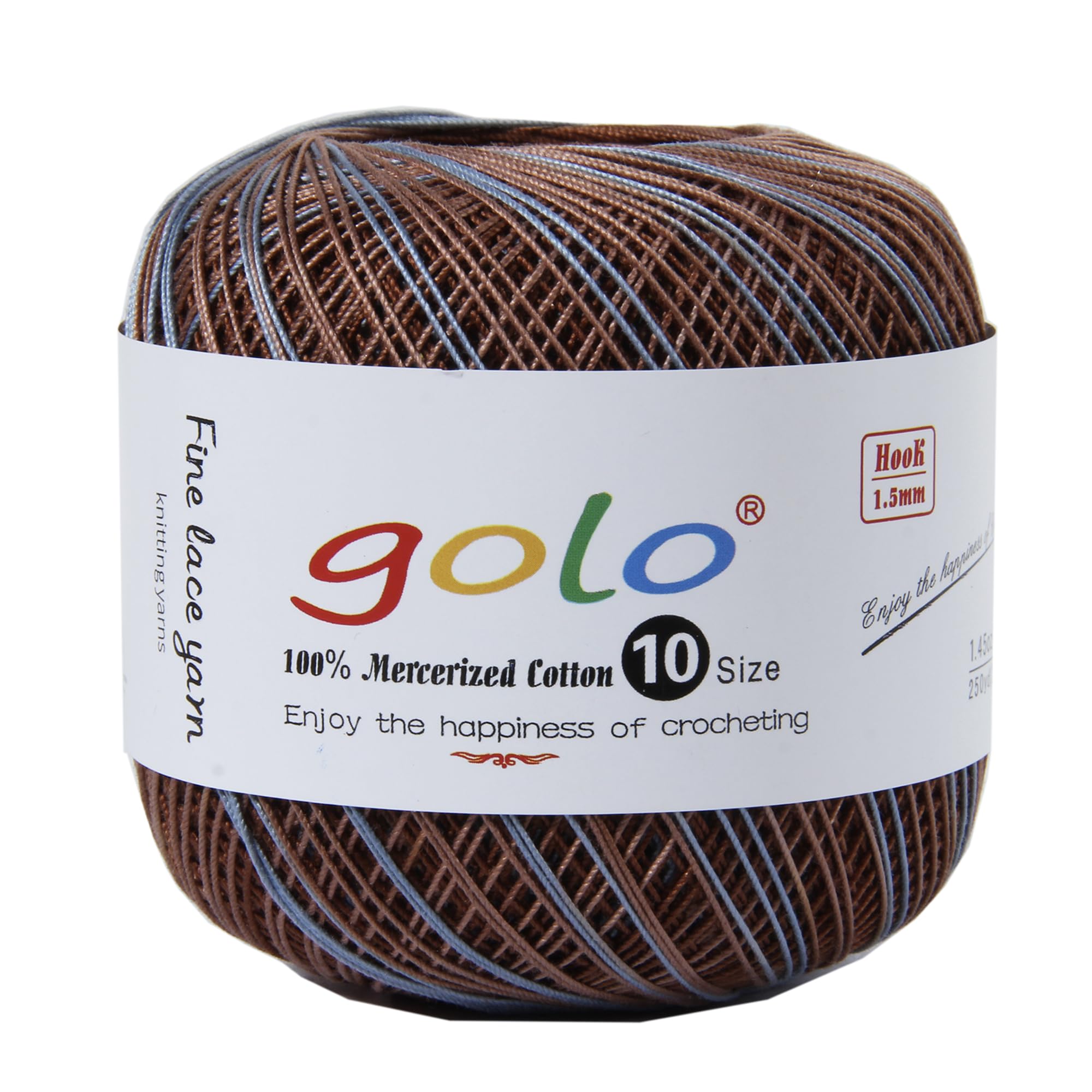 golo Crochet Thread Size 10 Yarn for Hand Knitting Lace Yarn D604 — image 1