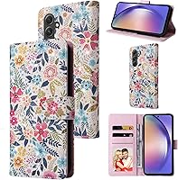 Vista 30 de UEEBAI Funda tipo billetera para Samsung Galaxy A16 4G/5G, cubierta de cuero PU con soporte, bloqueo RFID, funda flip con ranuras para tarjetas