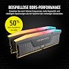 CORSAIR Vengeance RGB RS DDR5 RAM 32GB (2x16GB) Up to 6000MHz CL36-44-44-96 1.35V AMD Expo & Intel XMP 3.0 Desktop Memory - Grey (CMG32GX5M2E6000Z36)