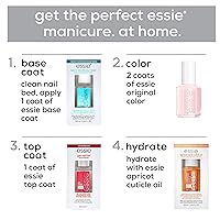 Vista 7 de essie Nail Care Top coat No Chips Ahead - Esmalte resistente al desportillado, vegano, libre de 8 sustancias nocivas, 0.46 fl oz
