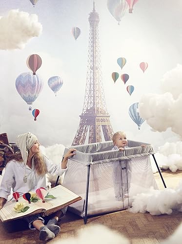 Vista 7 de BabyBjörn Cuna de Viaje Light, Plata, Talla Única plateado