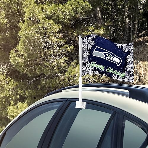 Miniatura 493 de Rico Industries NFL - Bandera de doble cara para automóvil, accesorio para auto B07NHSRDX2