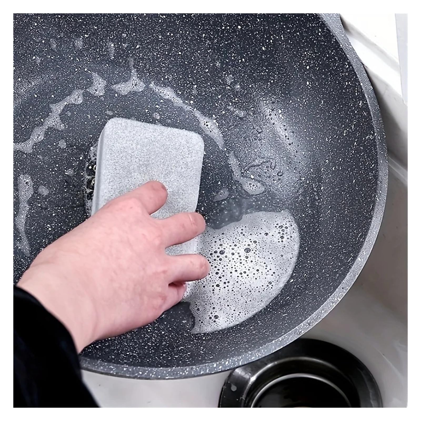 Juego de esponjas limpieza doble cara 8/16/32: ideal for la del hogar y el lavavajillas((32PCS) Cleaning Spon)