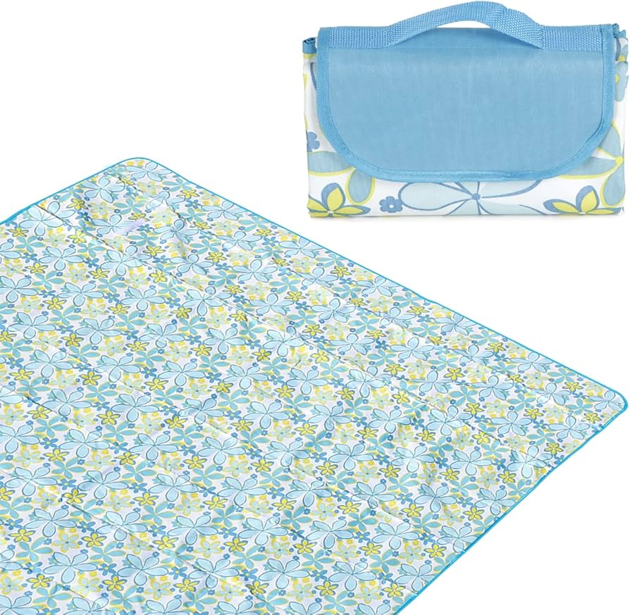 COLD PICNIC バスマット　ほぼ未使用 HOKIPO Foldable Waterproof And Sandproof Rectangular Picnic Mat