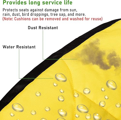 Miniatura 4 de LP68694 - Funda de asiento compacta para tractor utilitario, acolchada, para John Deere Compact Utility Tractor con reposabrazos 1025R, 2025R - Tela