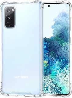 BAISRKE Galaxy S20 FE Case,Hybrid Shock Absorption Protective Designed Phone Cover for Samsung Galaxy S20 FE 5G Case (2020) - Crystal Clear