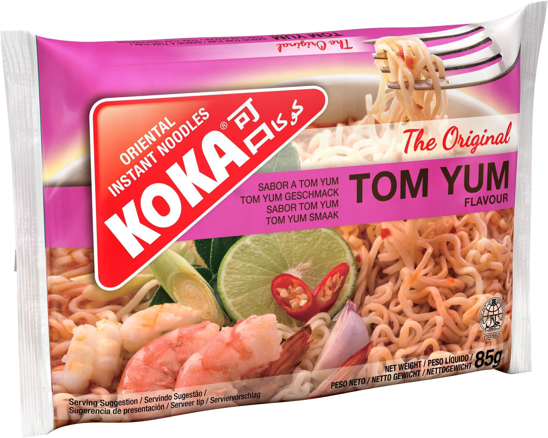 Noodles Original Tomyam Flavour Oriental Style Instant Noodles 30 Packets of 85 g