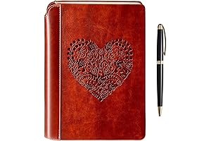SETTINI Heart Journal Gift Set: Pen and Hardcover Journal