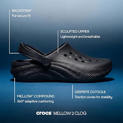 Crocs Unisex-Adult Mellow 2.0 Recovery Clogs