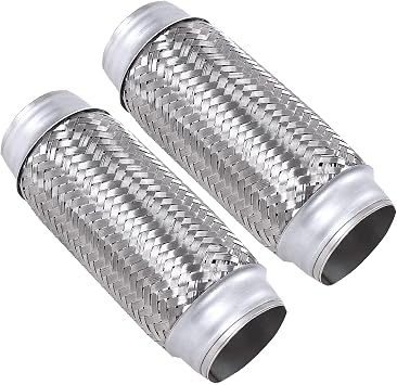 Heavy Duty Exhaust Flex Pipe 2.5"Inch x 8"Inch-2PCS