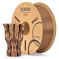 Vista 24 de ELEGOO Filamento PLA 1.75mm Negro 2KG, Filamento para Impresora 3D con Precisión Dimensional +/- 0.02mm, Paquete de 2 Carretes de 1KG (2.2lbs)