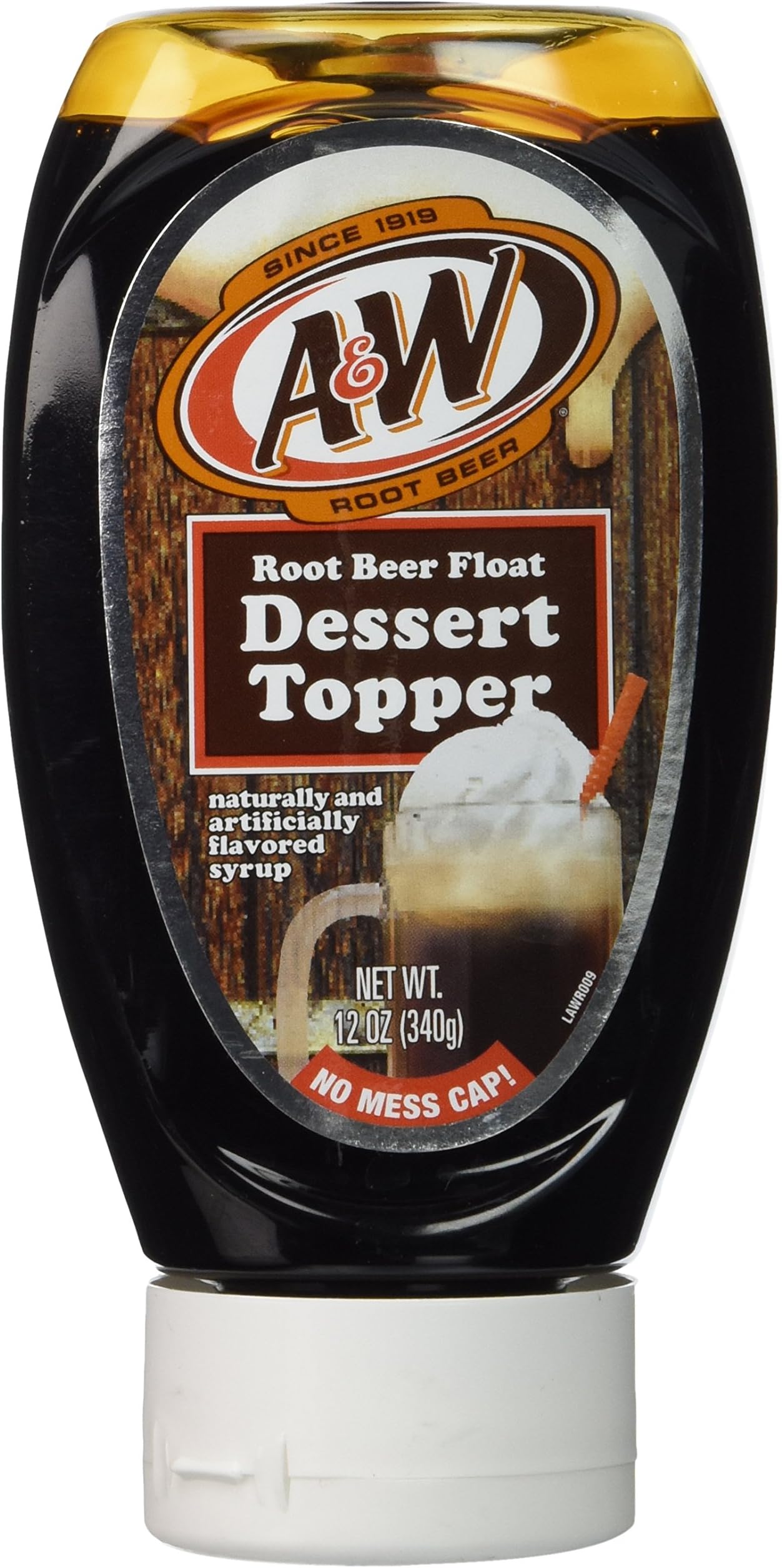 A&W Root Beer Float Dessert Topper, 12-Ounce (Pack of 1)