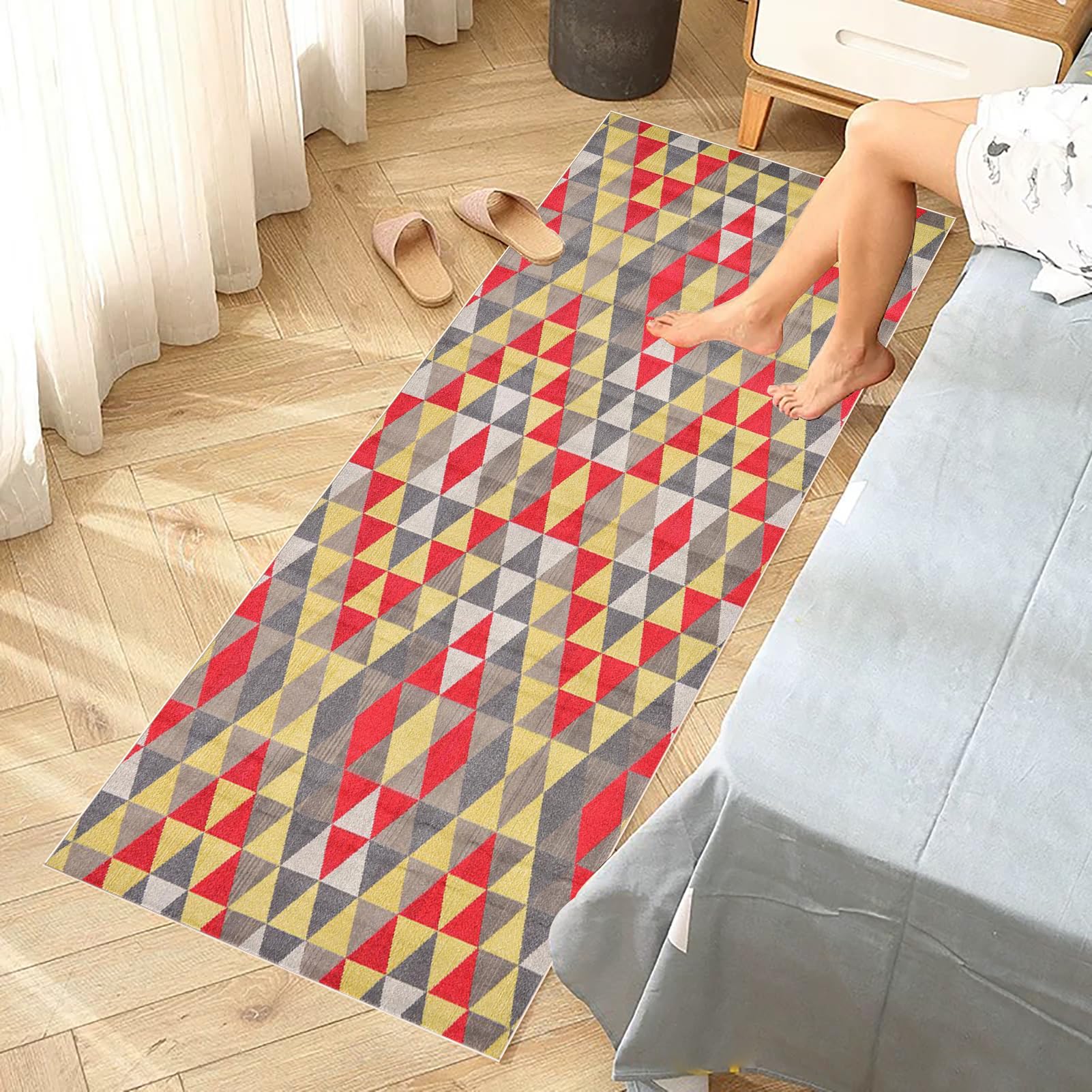 Dywan Chodnik Kuchenny Antypoślizgowy Dywan Korytarz Dywan Runner Chodnik Dywan Wejście Długi Korytarz Dywan Dywan Do Salonu Sypialnia Wejście Wnętrze 60 x 150 cm