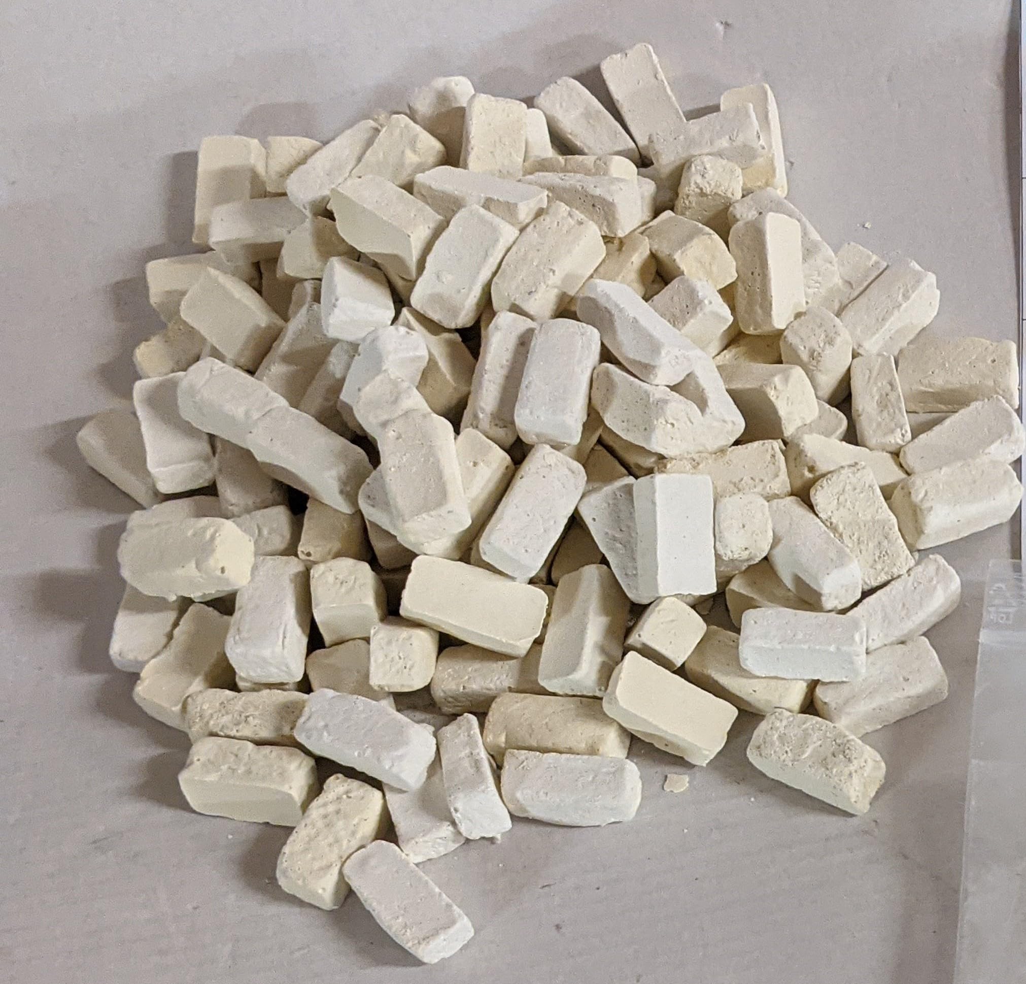 150 mattoncini rettangolari, color sabbia (ocra)