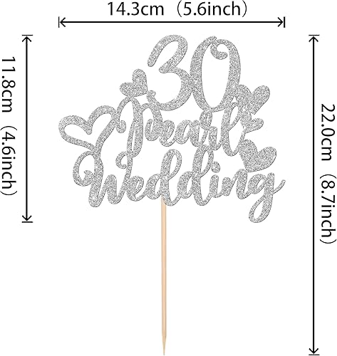 Miniatura 9 de 24 piezas de decoración para cupcakes de 25 aniversario con purpurina en forma de corazón y 25 piezas de plata para bodas, aniversarios,