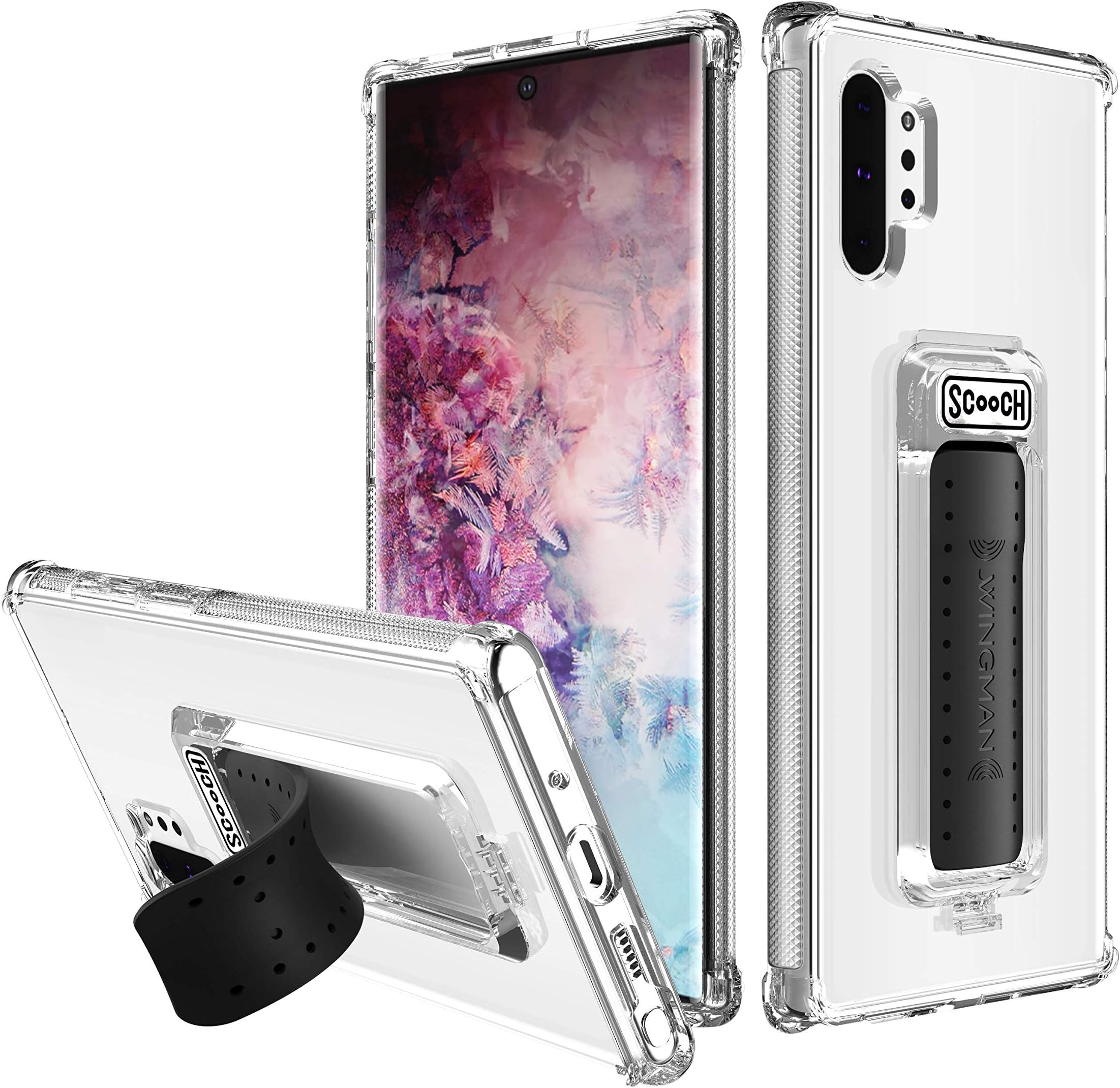 Scooch Wingman case for The Galaxy Note10+ (Clear)