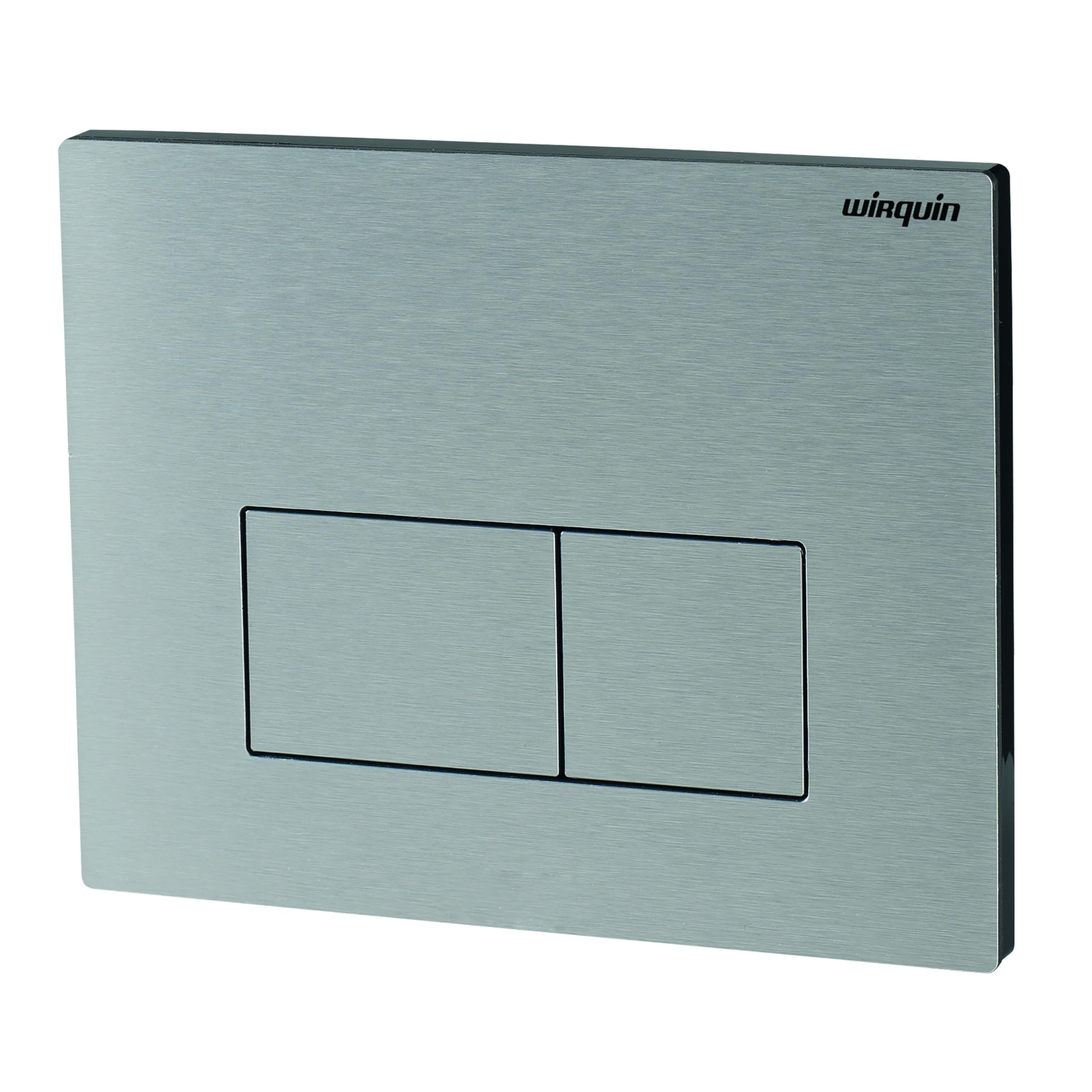 Wirquin 55720351 Plaque de Déclenchement Design Grise