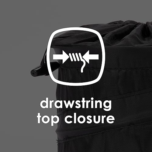 Miniatura 9 de Diono Cubo de basura desplegable plegable portátil pequeño a prueba de fugas perfecto para mantener el auto limpio negro