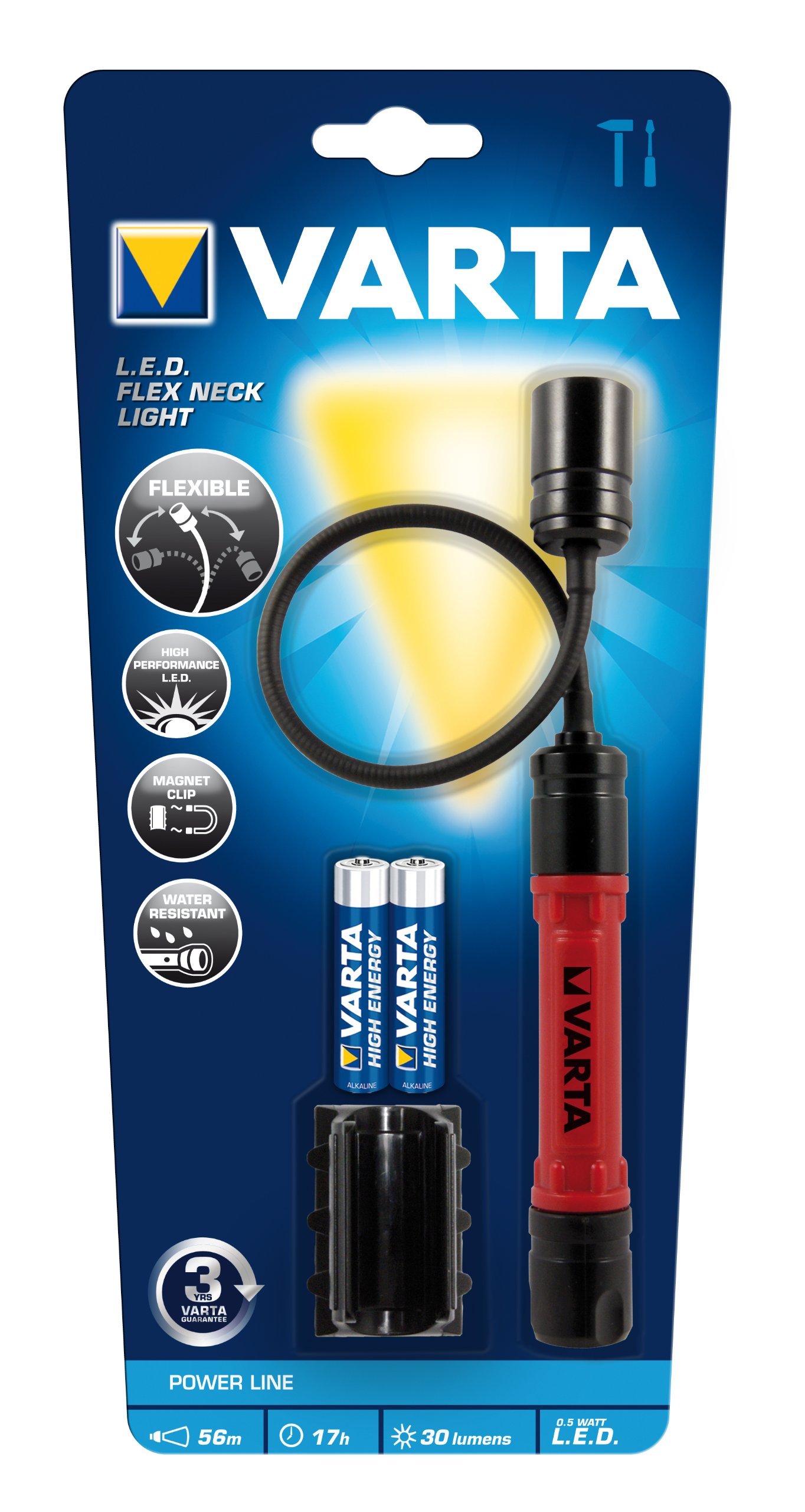 Varta Flex Neck LED Light 2AA
