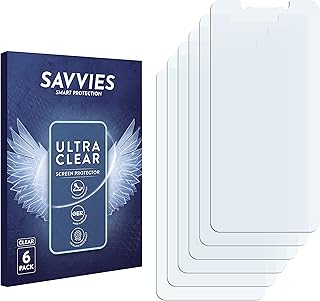 Savvies Screen Protector compatible with Panasonic Eluga Ray 800 Protection Film Clear 6-Pack