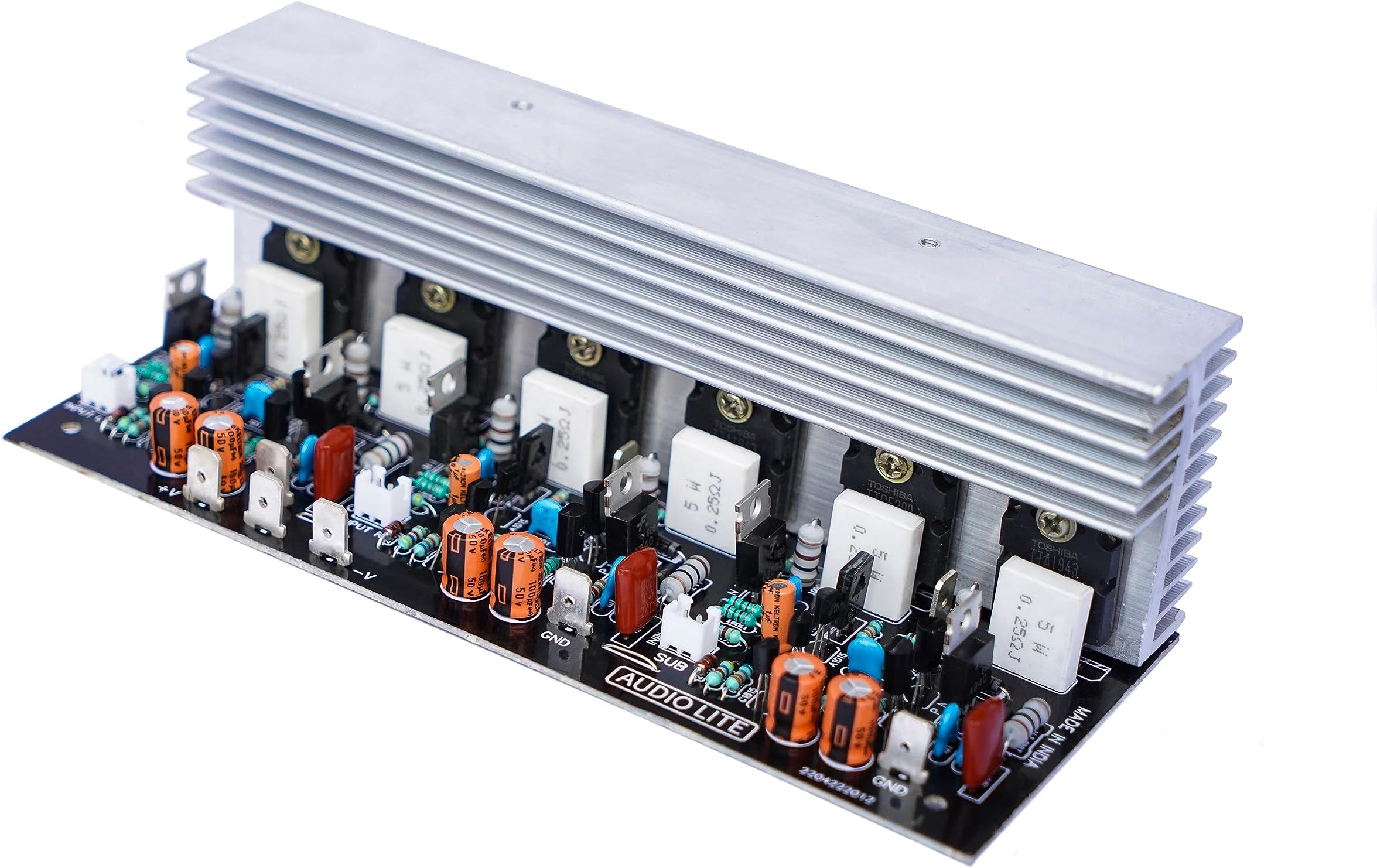 AUDIO LITE 300W RMS 3 Channel Amplifier Board using 2SC5200 + 2SA1943 (Complete -300W)