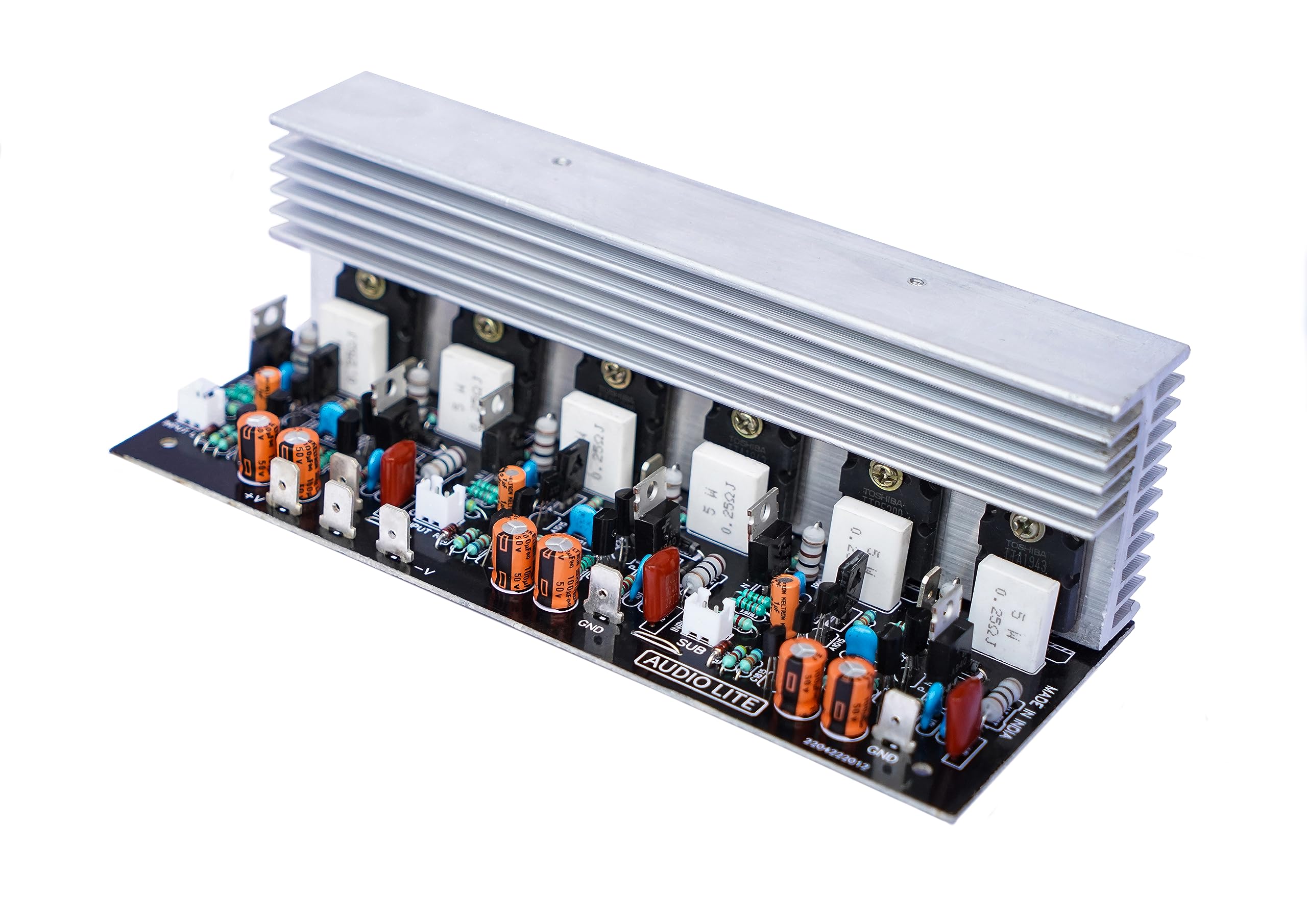 AUDIO LITE 300W RMS 3 Channel Amplifier Board using 2SC5200 + 2SA1943 (Complete -300W)