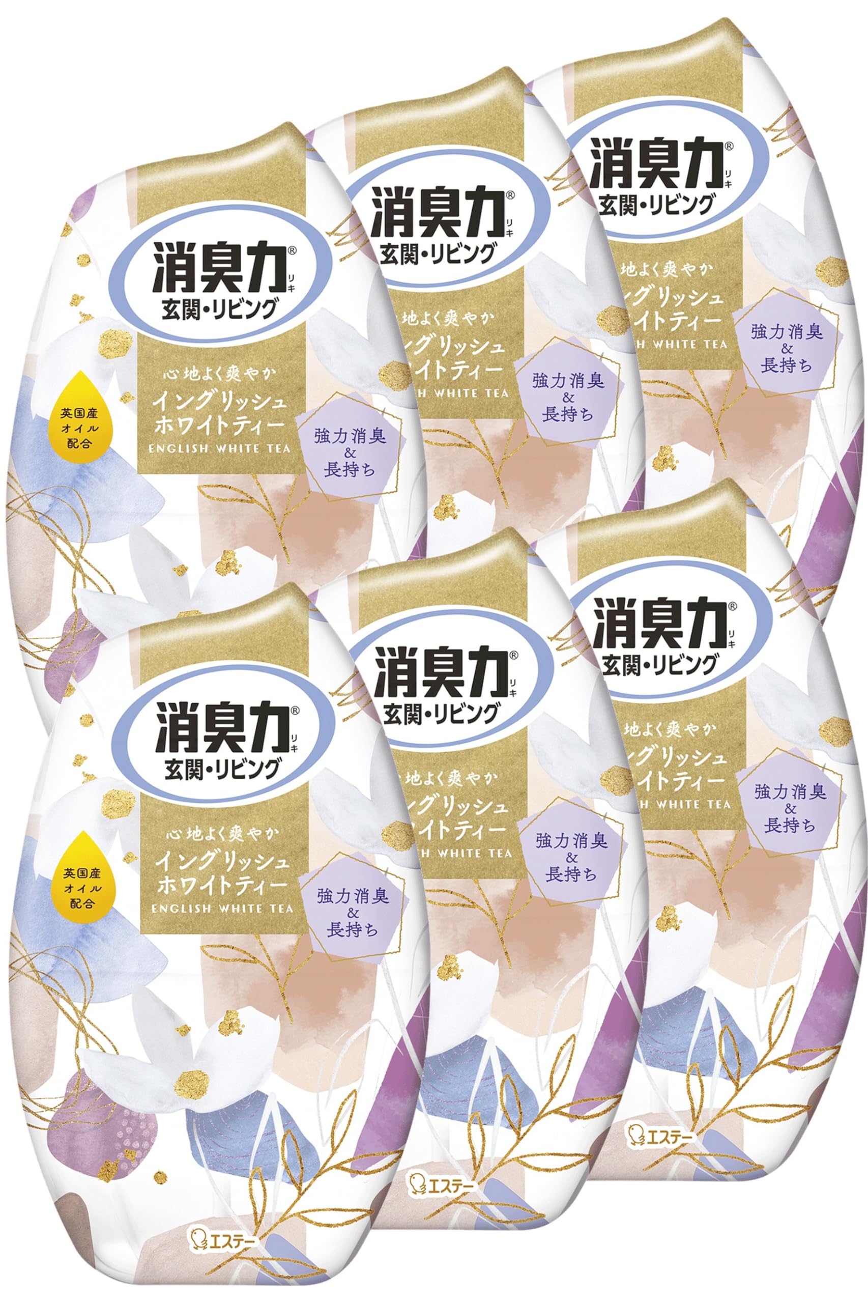 消臭力 [まとめ買い] 玄関 リビング 部屋用 置き型 イングリッシュホワイトテ…