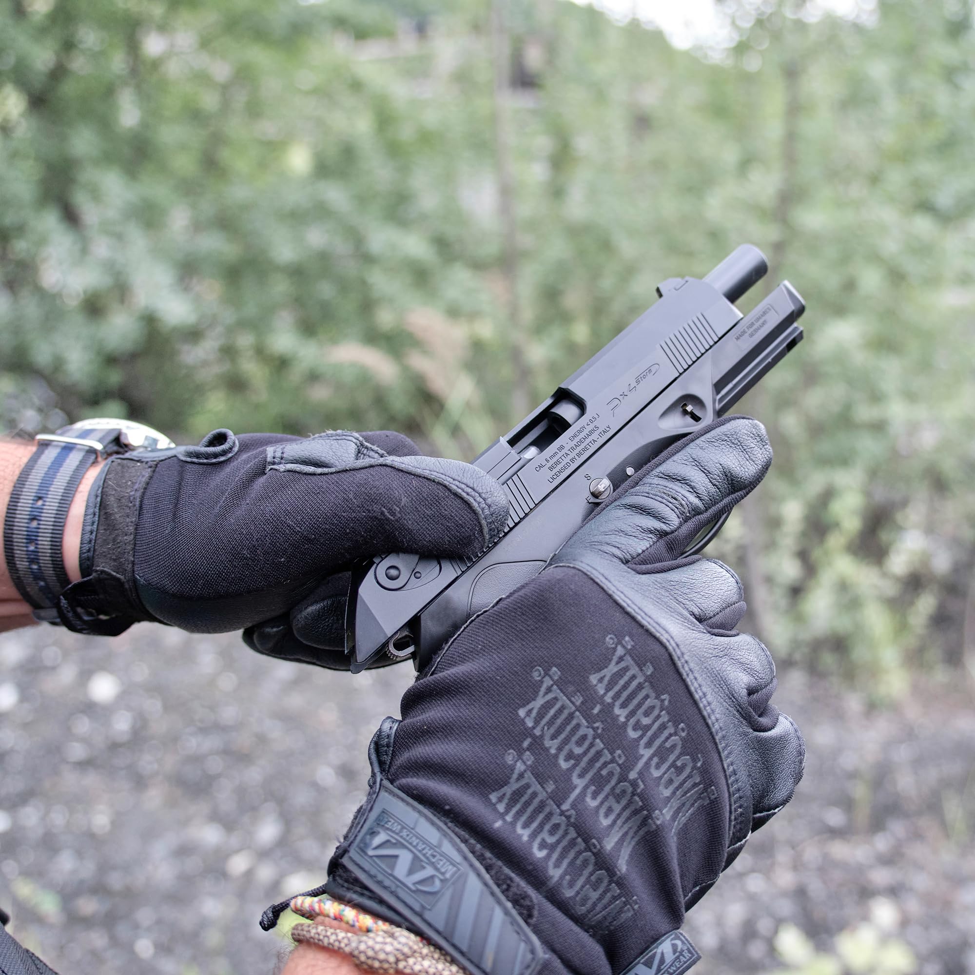 Beretta Softair Px4 Storm Metallic Slide 0.5 Airsoft Pistola, Nero, One Size